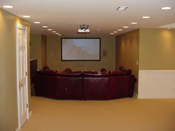 Custom Build theatre room